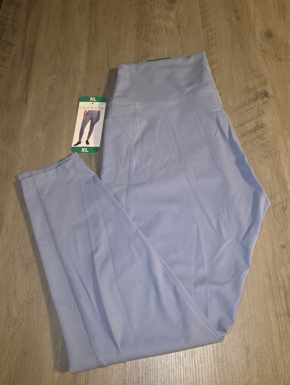 Danskin Light Blue High-Waist Performance Leggings